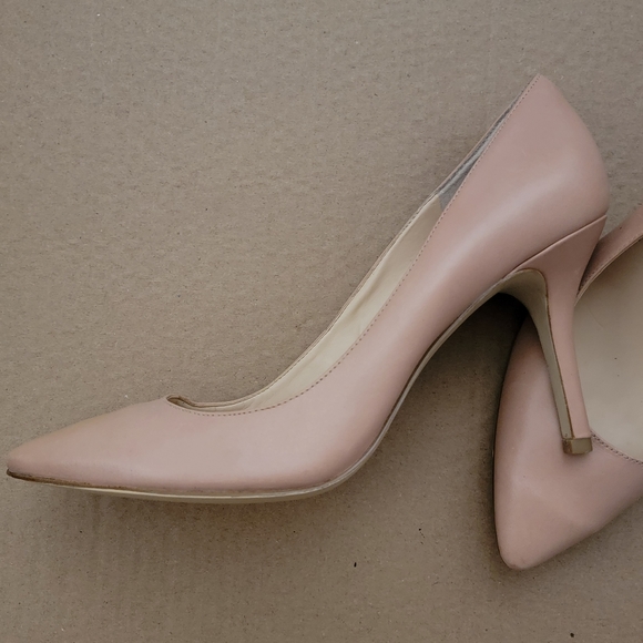 Enzo Angolini Call me Nude Pointy Toe Pump Heels Size 9.5 - Picture 4 of 12